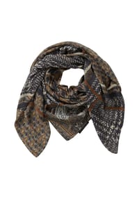 BETTY BARCLAY - Tuch mit Aufdruck - Grau/Beige