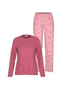mey - Schlafanzug Berry Loops, Baumwolle, für Damen - 1766 RASPBERRY