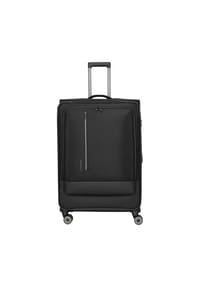 travelite CROSSLITE - 4-Doppelrollen-Trolley, erweiterbar - 001 SCHWARZ
