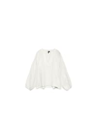 VERO MODA® - Shirtbluse, Split-Neck, für Damen - 175598 SNOW WHITE