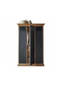 LOBERON - Schrank Hillcroft braun/schwarz - braun/schwarz