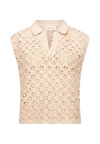 CARTOON - Shirt, V-Ausschnitt, für Damen - 1048 PEARLED IVORY