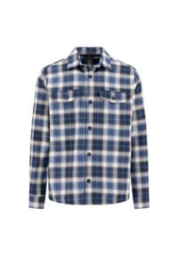 FYNCH-HATTON® - Overshirt, Langarm, Kent, für Herren - 654  HARBOR BLUE