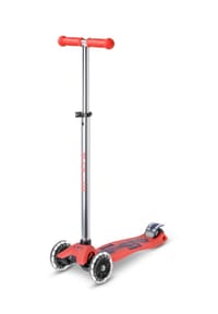 micro - Scooter Maxi Deluxe glow LED - rot