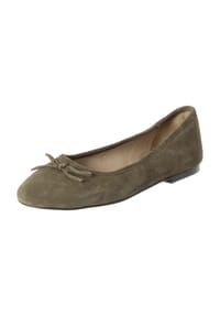 MANGUUN - Ballerinas, Leder, für Damen - COW SUEDE FOREST