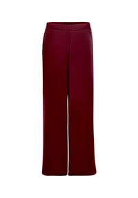 BETTY BARCLAY - Marlene-Hose mit elastischem Bund - Maroon Banner