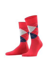 Burlington - King Socken, Komfortbund, Emblem, für Herren - 3011 BLACK-FLAMES