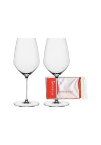 SPIEGELAU - Bordeauxgläser + Poliertuch Hi-Lite 650 ml 2er Set HI-LITE - transparent