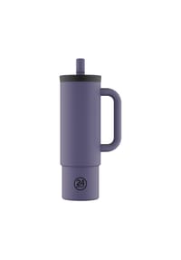 24BOTTLES® Straw Trinkbecher 800 ml - Straw - brushed steel