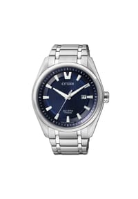 CITIZEN® SUPER TITANIUM - Herren Solaruhr "AW1240-57L" - silber