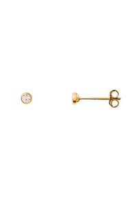 XENOX - Damen Ohrstecker, 375er Gelbgold - GELBGOLD