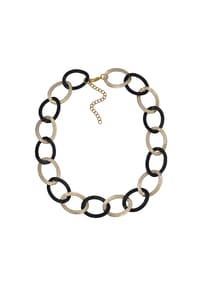Steuer Modeschmuck - Kette Metall - mehrfarbig