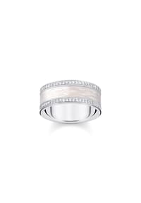 Thomas Sabo Cosmic Amulet - Ring weiß mit Steinen - silberfarben, weiß