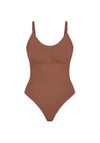 SMILODOX - Shapewear String Bodysuit Nysa - Braun