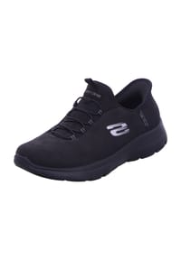SKECHERS® - Summits Sneaker "Unknown Trail", Zuglasche, für Damen - BBK BLACK MESH
