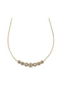 fascination by Ellen K. - Halskette 585/- Gold 71 Zirkonia - gelb