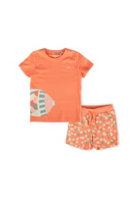 sigikid® - Shorty Pyjama Nachtwäsche ,  für Kinder - Apricot-Pink