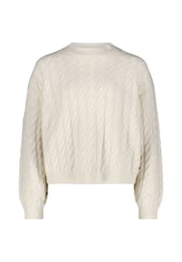 BETTY & CO - Strickpullover mit Effektgarn - cream