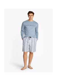 TOMMY HILFIGER - Original Schlafanzug-Oberteil, Baumwolle, für Herren - DU5 DESERT SKY HT