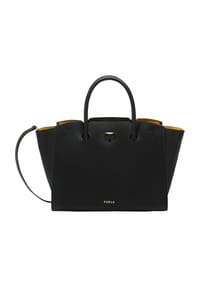 FURLA FURLA GENESI - Shopper, Leder, Emblem, für Damen - NERO