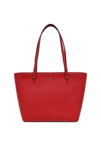 POLO RALPH LAUREN SM LRL MONOGRAM - Shopper, Leder, Emblem, für Damen - FESTIVE RED