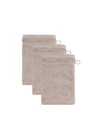 MÖVE for frottana® Waschhandschuh Pearl 3er Pack - Pearl - cashmere