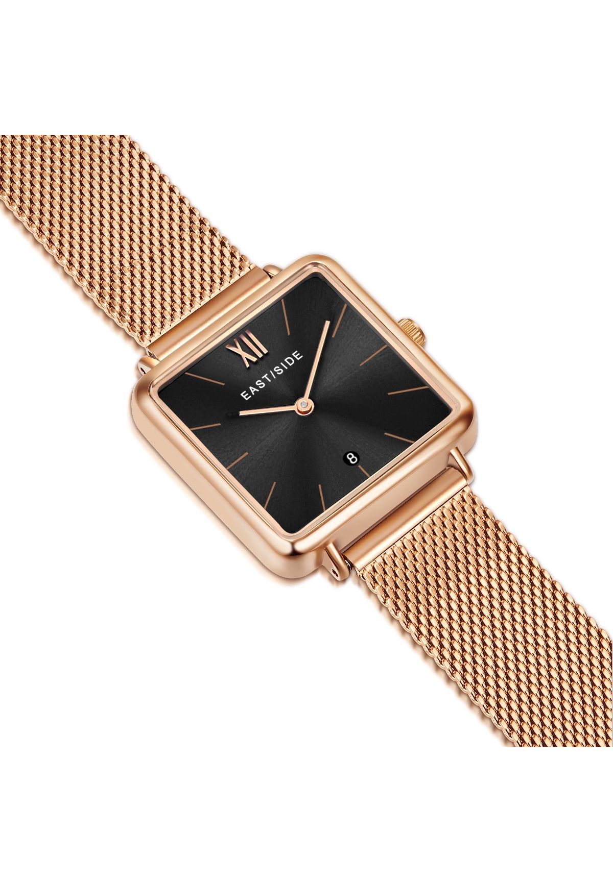 EAST / SIDE Damen Armband-Uhr Grand roségold Edelstahl roségold 