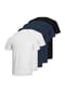 JACK & JONES Herren T-Shirt, 5er Pack - JJEORGANIC BASIC TEE O-NECK, Kurzarm, Bio-Baumwolle Bild 11