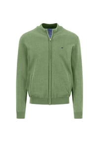 FYNCH-HATTON® - Cardigan Stand-Up, Stehkragen, für Herren - 740  AVOCADO