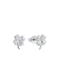 amor - Damen Ohrstecker "Kleeblatt", 925er Silber - SILBER