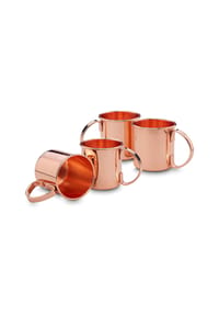 ECHTWERK® - Kupferbecher-Set 4-tlg - Braun