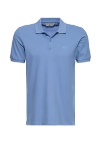 WAY OF GLORY - Poloshirt aus hochwertigem Pikee - grau