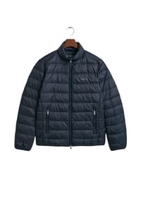 GANT - Herren Daunen-Steppjacke - LIGHT DOWN JACKET, Reißverschluss, Stehkragen - Schwarz