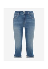 Brax - Jeans-Caprihose, 5-Pocket, für Damen - 15 USED STONE BLUE