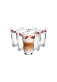 Ritzenhoff & Breker - Latte Macchiato Gläser Figaro 320 ml 6er Set transparent - transparent