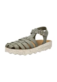 ASPORTUGUESAS - Lederimitat Sandalen - Khaki