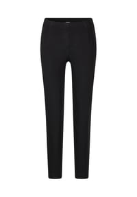 GOLDNER - Kurzgröße:  Slim Fit Hose LOUISA in Denim-Style - beige