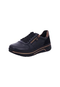 ara® - Glattleder Sneaker - 0 SCHWARZ,MARRONE