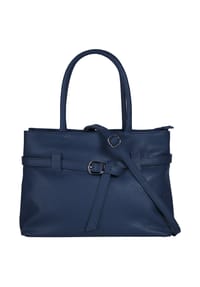 Cluty - Handtasche Echt Leder, Made In Italy - beige
