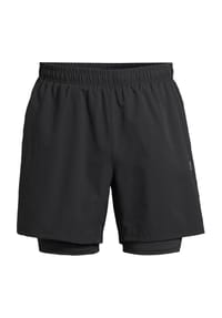ALEX - Trainingsshorts "Enzo 2 in 1", Innenhose, Seitenschlitze, für Herren - AOP