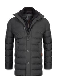 INDICODE - Winterjacke INWooding - Black mix
