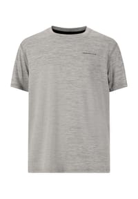 ENDURANCE - T-Shirt Abdon mit 4-Wege-Stretch und Reflektoren - 1005 Light Grey Melange