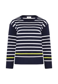 CARTOON - Strickpullover, Rundhalsausschnitt, für Damen - 1881 CREAM/BLUE