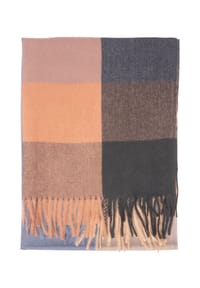 Seasons of April - Schal MILLY Weicher, leichter & kuscheliger Schal mit Fransen aus Kaschmir Mix - Braun Bunt