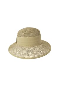 SEEBERGER - Strohhut, Baumwolleband, für Damen - 9061 NATURAL