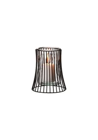 Ritzenhoff & Breker Windlicht Nero 17 cm schwarz-transparent - NERO - schwarz-transparent