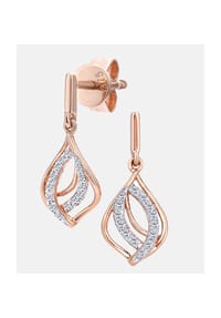 Diamant L'eternel - Ohrhänger, mit Diamant, 375 Roségold - rose gold