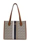 L.CREDI Shoppertasche "Melina", Kunstleder, Graphisches Muster, für Damen Bild 1