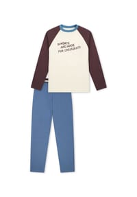 SCHIESSER - Schlafanzug Nightwear, Baumwolle, für Kinder - 109 MARSHMALLOW