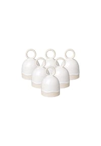 like. by Villeroy & Boch - Tischglocken Winter Glow ø 6,6 cm 6er Set beige - beige